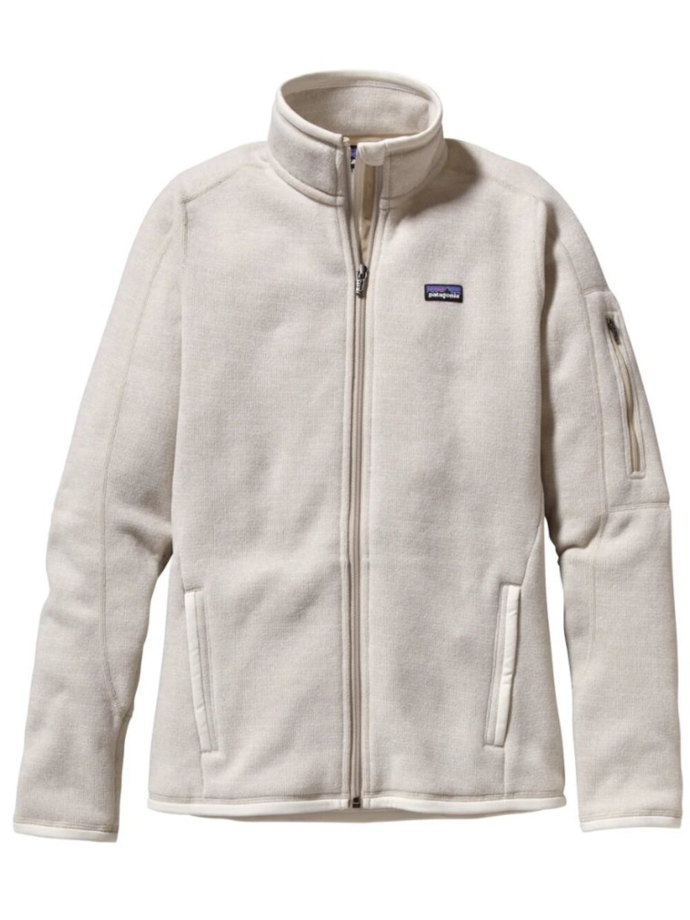 Patagonia Women's Better Sweater Jacket in Oatmeal Cream Raw Linen Size L/XL